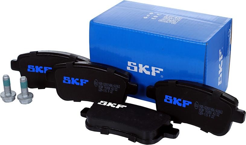 SKF VKBP 90058 - Brake Pad Set, disc brake autospares.lv