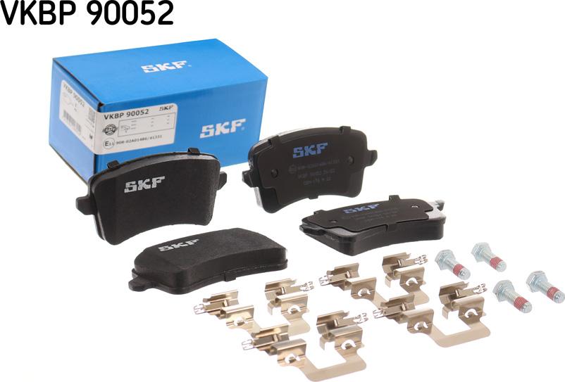 SKF VKBP 90052 - Brake Pad Set, disc brake autospares.lv