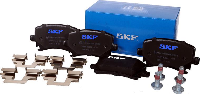 SKF VKBP 90014 - Brake Pad Set, disc brake autospares.lv