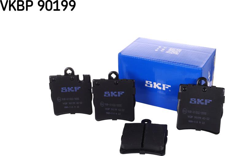 SKF VKBP 90199 - Brake Pad Set, disc brake autospares.lv