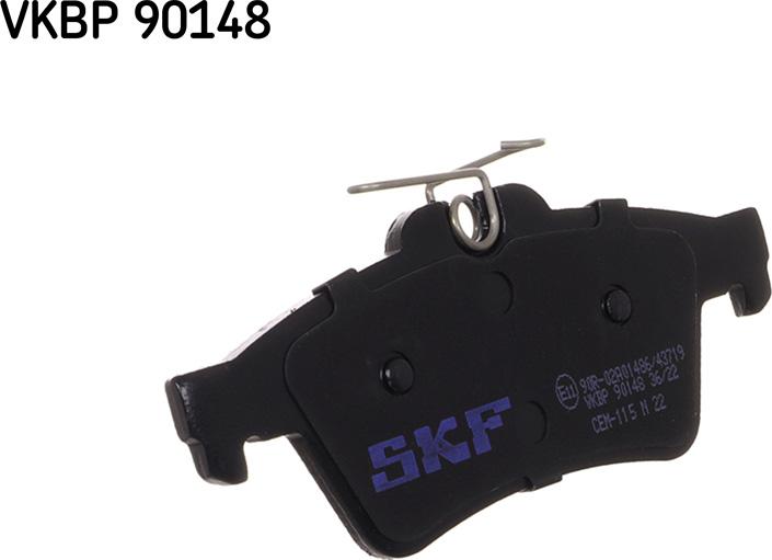 SKF VKBP 90148 - Brake Pad Set, disc brake autospares.lv