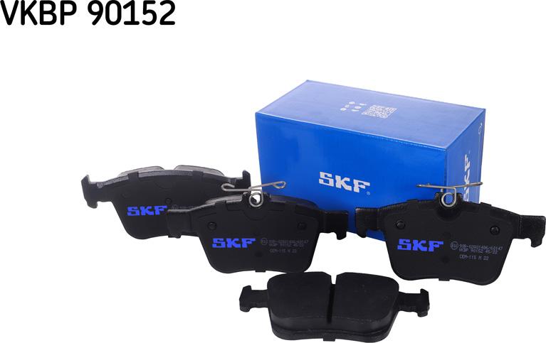 SKF VKBP 90152 - Brake Pad Set, disc brake autospares.lv