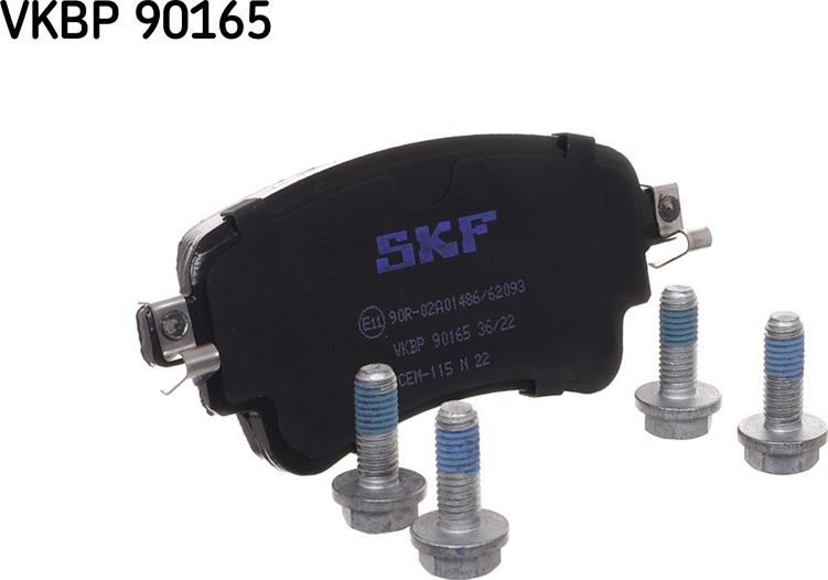 SKF VKBP 90165 - Brake Pad Set, disc brake autospares.lv