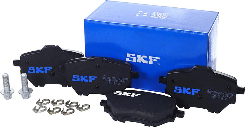 SKF VKBP 90101 - Brake Pad Set, disc brake autospares.lv