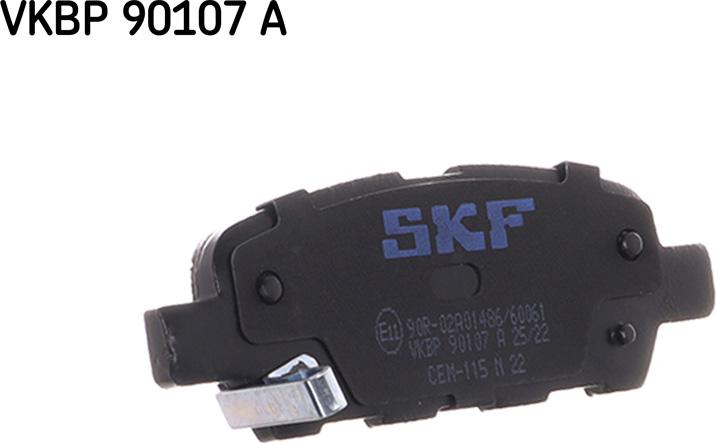 SKF VKBP 90107 A - Brake Pad Set, disc brake autospares.lv