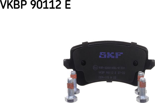 SKF VKBP 90112 E - Brake Pad Set, disc brake autospares.lv