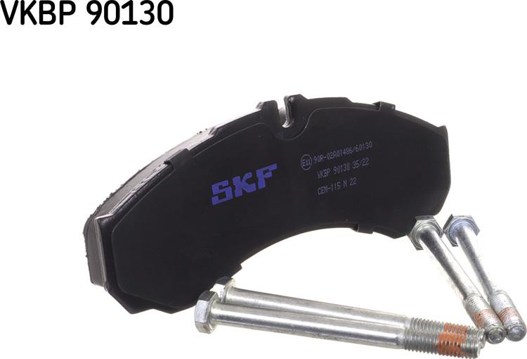 SKF VKBP 90130 - Brake Pad Set, disc brake autospares.lv