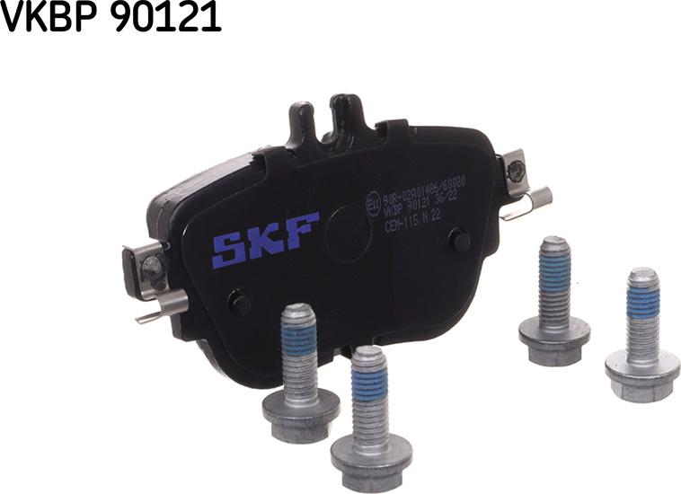 SKF VKBP 90121 - Brake Pad Set, disc brake autospares.lv