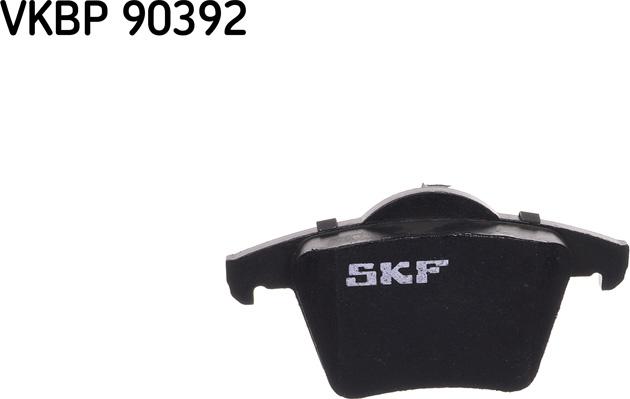 SKF VKBP 90392 - Brake Pad Set, disc brake autospares.lv