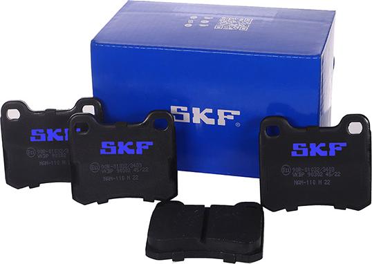 SKF VKBP 90302 - Brake Pad Set, disc brake autospares.lv