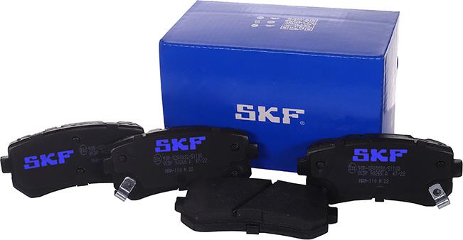 SKF VKBP 90265 A - Brake Pad Set, disc brake autospares.lv