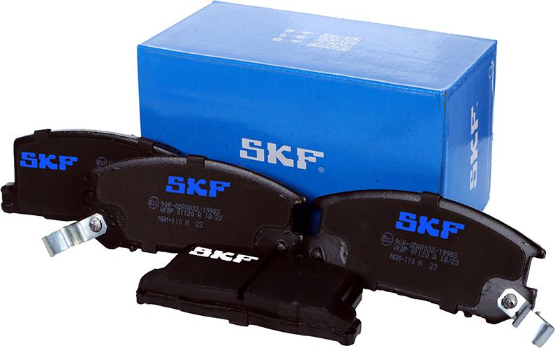 SKF VKBP 91120 A - Brake Pad Set, disc brake autospares.lv