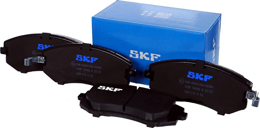 SKF VKBP 80456 A - Brake Pad Set, disc brake autospares.lv