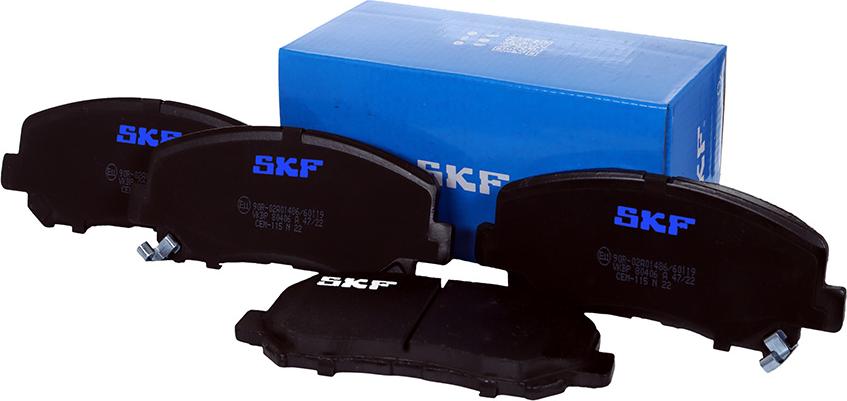 SKF VKBP 80406 A - Brake Pad Set, disc brake autospares.lv