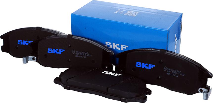 SKF VKBP 80436 A - Brake Pad Set, disc brake autospares.lv