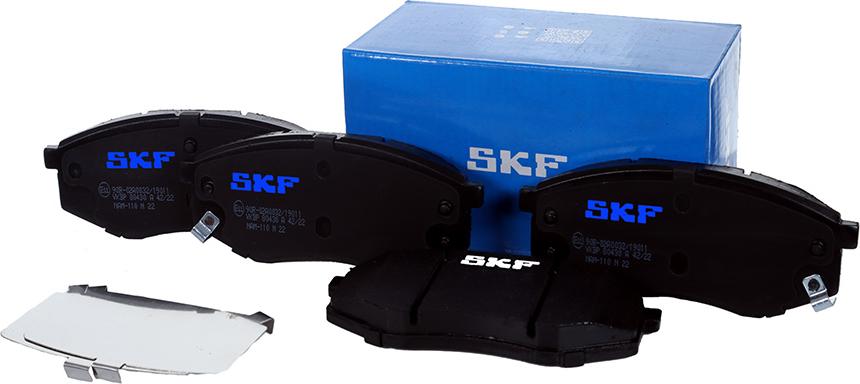 SKF VKBP 80430 A - Brake Pad Set, disc brake autospares.lv