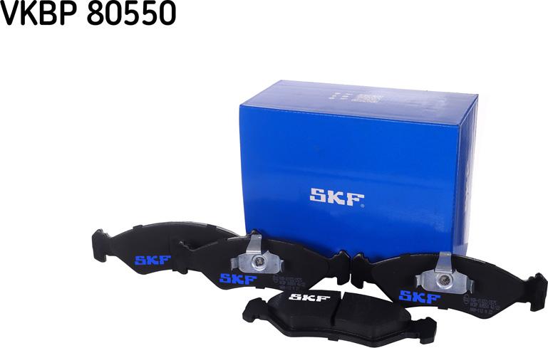 SKF VKBP 80550 - Brake Pad Set, disc brake autospares.lv