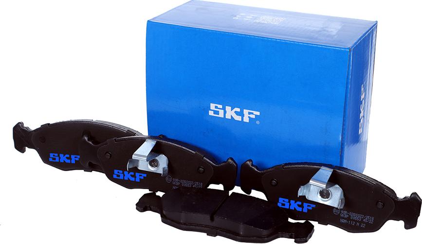 SKF VKBP 80553 - Brake Pad Set, disc brake autospares.lv