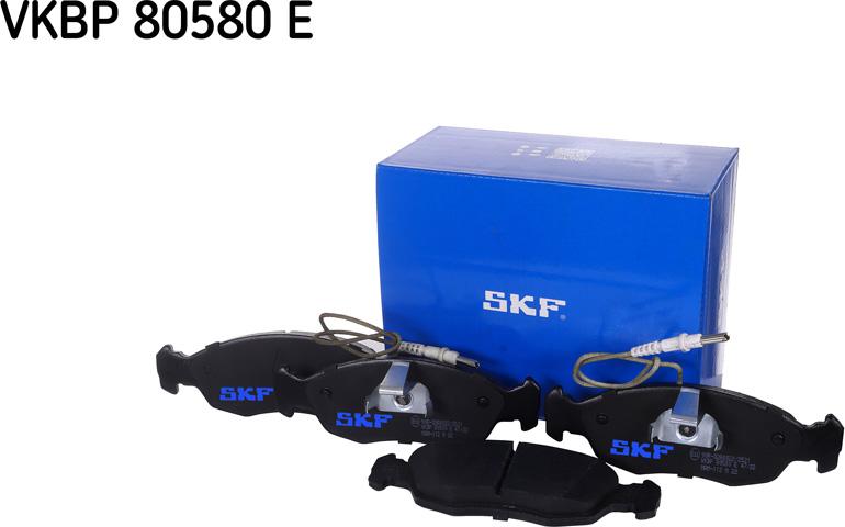 SKF VKBP 80580 E - Brake Pad Set, disc brake autospares.lv