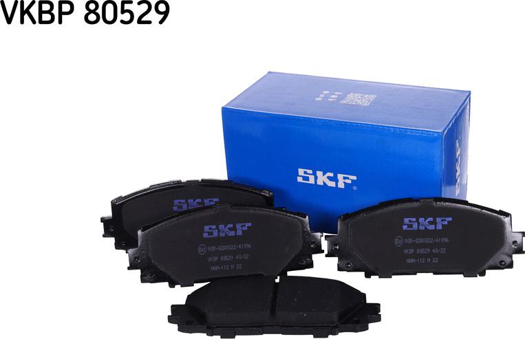 SKF VKBP 80529 - Brake Pad Set, disc brake autospares.lv