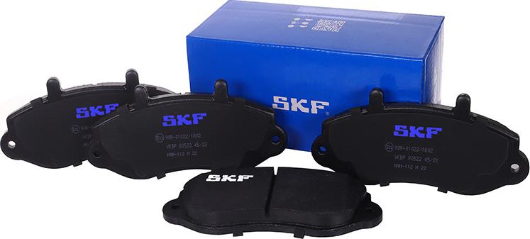 SKF VKBP 80522 - Brake Pad Set, disc brake autospares.lv