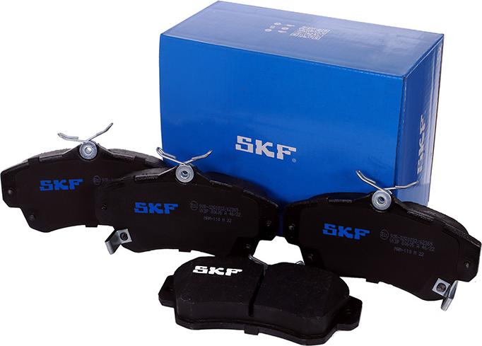 SKF VKBP 80605 A - Brake Pad Set, disc brake autospares.lv