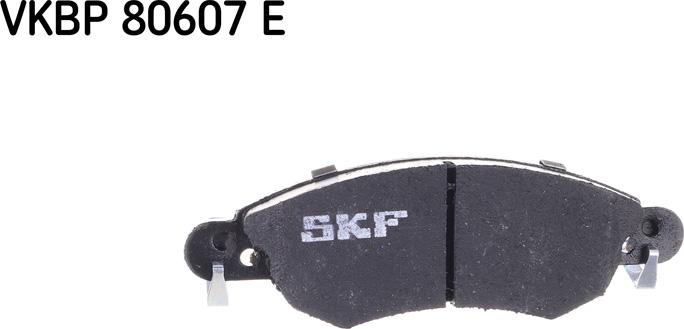 SKF VKBP 80607 E - Brake Pad Set, disc brake autospares.lv