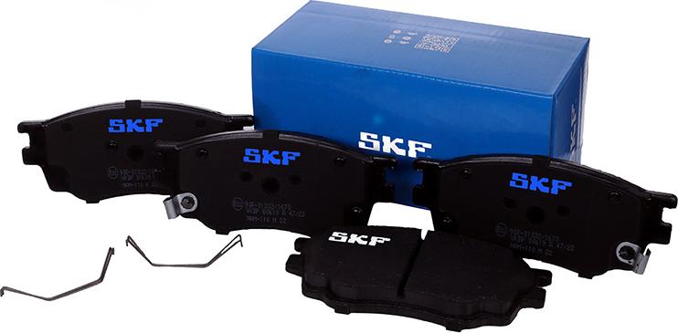 SKF VKBP 80619 A - Brake Pad Set, disc brake autospares.lv