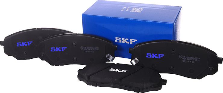 SKF VKBP 80636 A - Brake Pad Set, disc brake autospares.lv