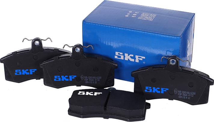 SKF VKBP 80626 - Brake Pad Set, disc brake autospares.lv