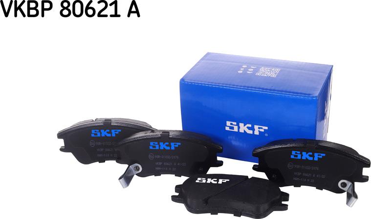 SKF VKBP 80621 A - Brake Pad Set, disc brake autospares.lv