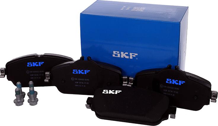 SKF VKBP 80196 - Brake Pad Set, disc brake autospares.lv