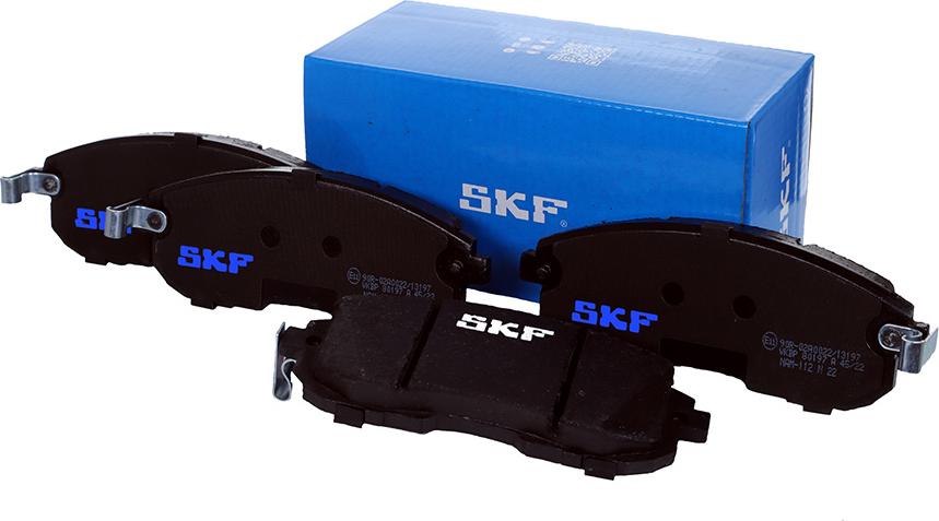 SKF VKBP 80197 A - Brake Pad Set, disc brake autospares.lv