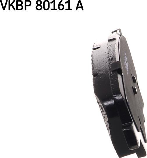 SKF VKBP 80161 A - Brake Pad Set, disc brake autospares.lv