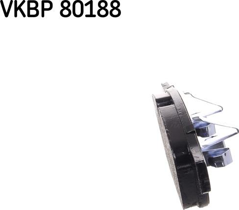 SKF VKBP 80188 - Brake Pad Set, disc brake autospares.lv