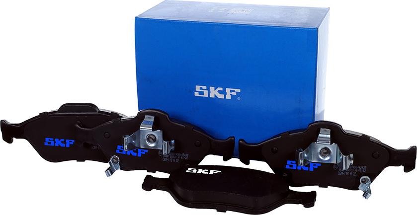 SKF VKBP 80131 A - Brake Pad Set, disc brake autospares.lv