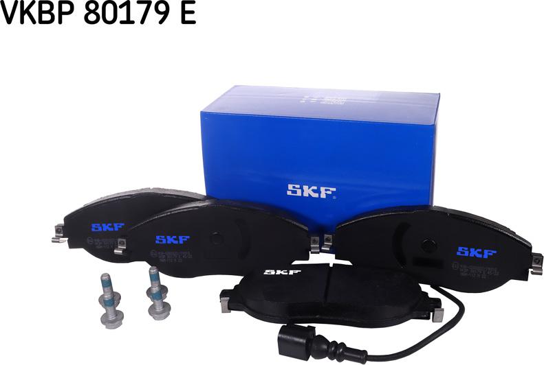 SKF VKBP 80179 E - Brake Pad Set, disc brake autospares.lv