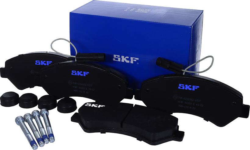 SKF VKBP 80393 E - Brake Pad Set, disc brake autospares.lv