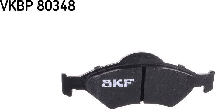 SKF VKBP 80348 - Brake Pad Set, disc brake autospares.lv