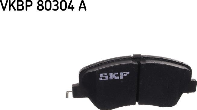 SKF VKBP 80304 A - Brake Pad Set, disc brake autospares.lv