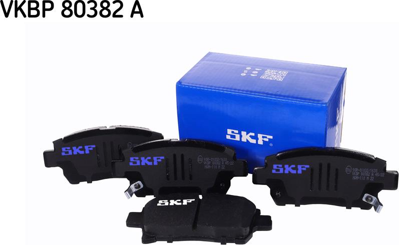 SKF VKBP 80382 A - Brake Pad Set, disc brake autospares.lv