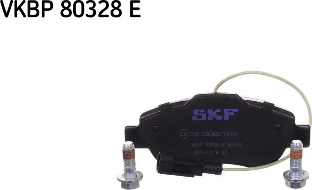 SKF VKBP 80328 E - Brake Pad Set, disc brake autospares.lv