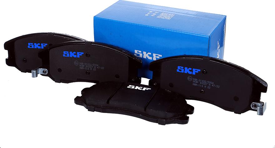 SKF VKBP 80327 A - Brake Pad Set, disc brake autospares.lv