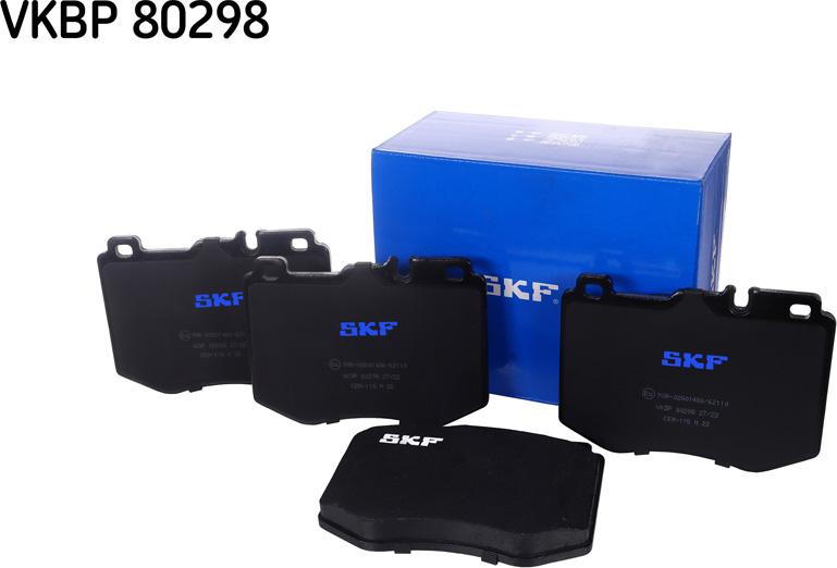 SKF VKBP 80298 - Brake Pad Set, disc brake autospares.lv
