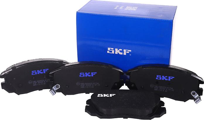 SKF VKBP 80244 A - Brake Pad Set, disc brake autospares.lv