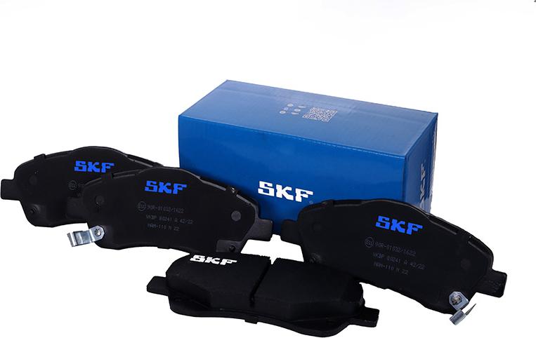 SKF VKBP 80241 A - Brake Pad Set, disc brake autospares.lv
