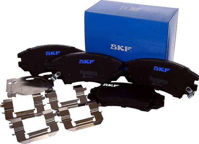 SKF VKBP 80264 A - Brake Pad Set, disc brake autospares.lv