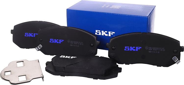 SKF VKBP 80267 A - Brake Pad Set, disc brake autospares.lv