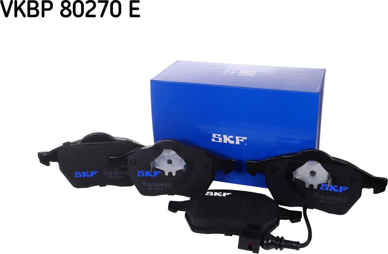 SKF VKBP 80270 E - Brake Pad Set, disc brake autospares.lv