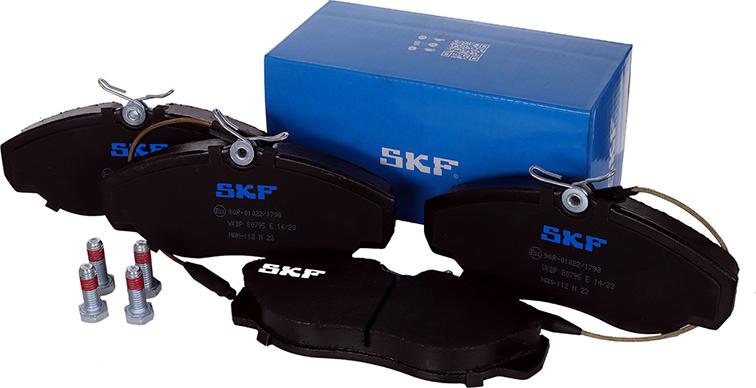 SKF VKBP 80795 E - Brake Pad Set, disc brake autospares.lv